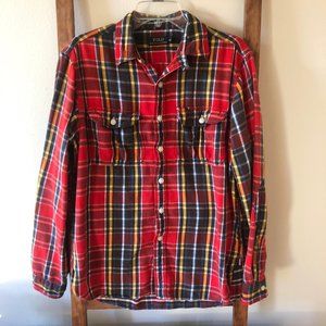 Polo Ralph Lauren Flannel Button-down Shirt - M